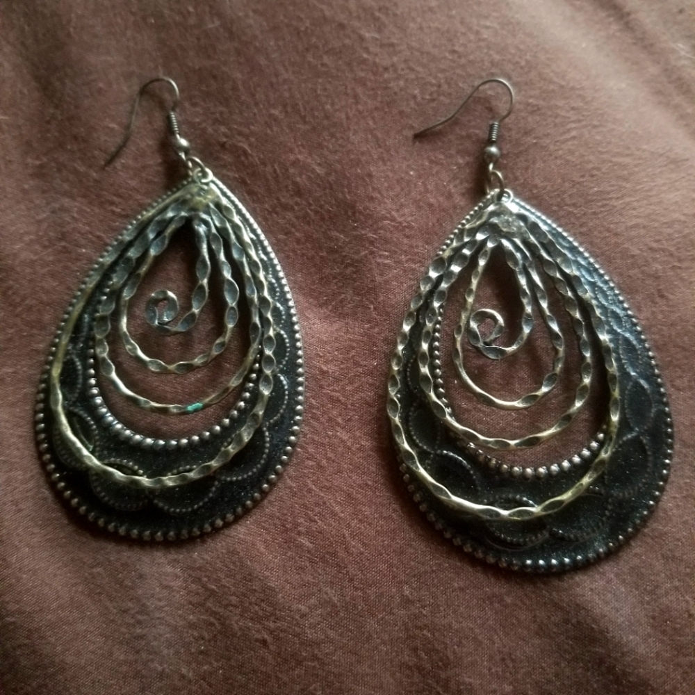 Unique long earrings